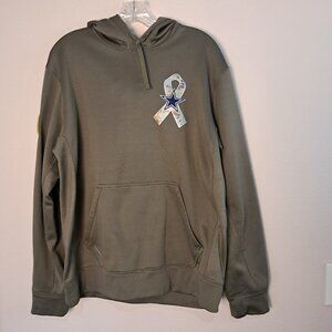 Nike Dallas Cowboys NFL Salute to Service Pullover Hoodie Green Mens Medium